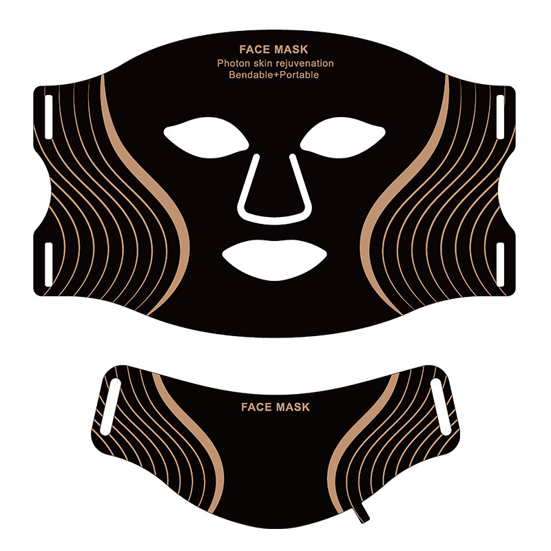 Plus version black mask + neck