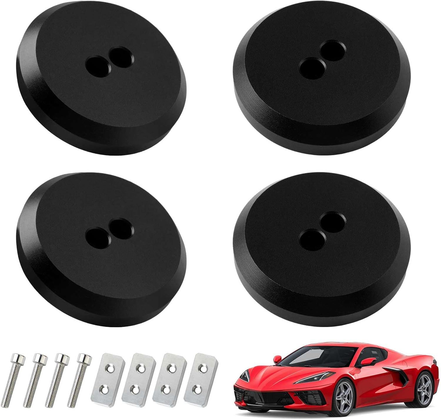 Jack Pad Lifting Ball Bearing Lift Stand Brazed Aluminum Alloy Adapter for Floor Scale (Available in Black)
