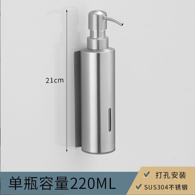 国境を越えた直接供給 304 ステンレス鋼ホテルシャワージェルハンドサニタイザープレス壁掛けソープディスペンサーローションボトル卸売|undefined