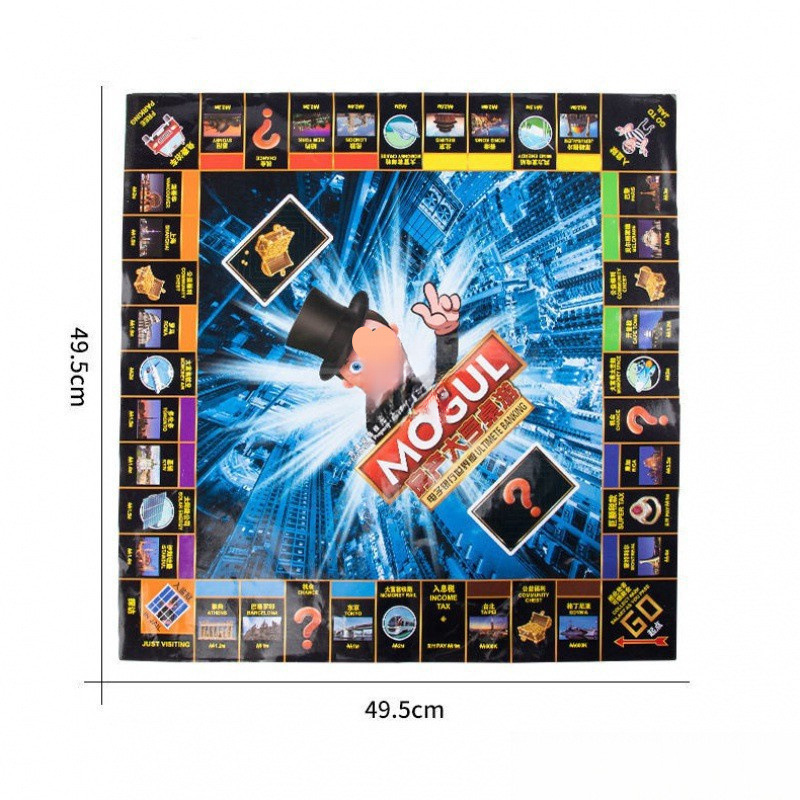 正版大富翁游戏棋世界版中国版超大号儿童成年版桌游房产大亨奇换|undefined