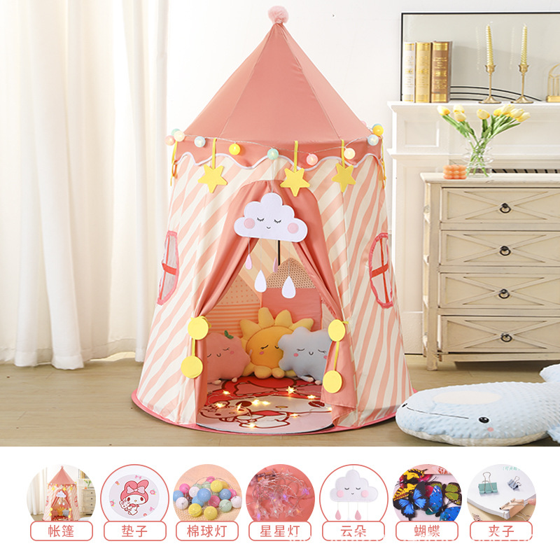 Tiendas de campaña para niñas, mochila para niños, base secreta, cabaña, pequeña casa, bebé, princesa, castillo, regalo de cumpleaños
