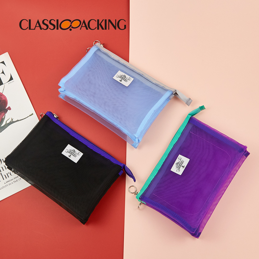 2025 nuevo fabricante de bolsas de malla de gran capacidad bolsa de almacenamiento de productos de belleza al por mayor bolsa de cosméticos multicapa multifuncional