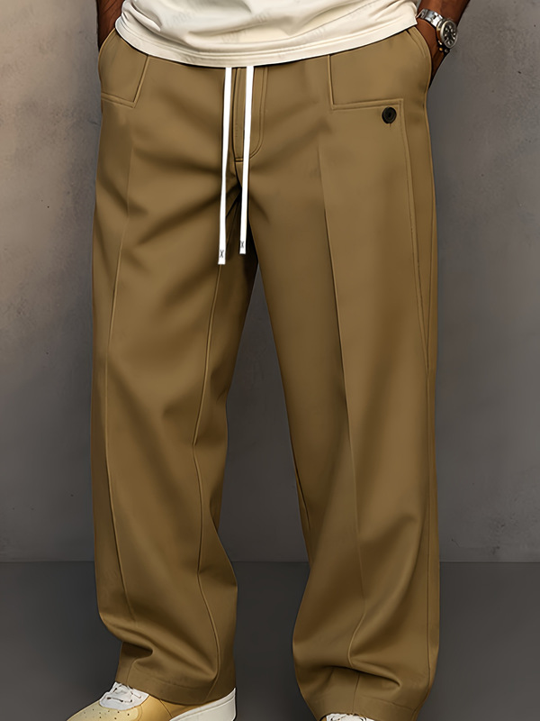 Fall Winter New Sweatpants Men Casual Loose Straight-Leg Pants Fall Winter New Sweatpants Men Casual Loose Straight-Leg Pants