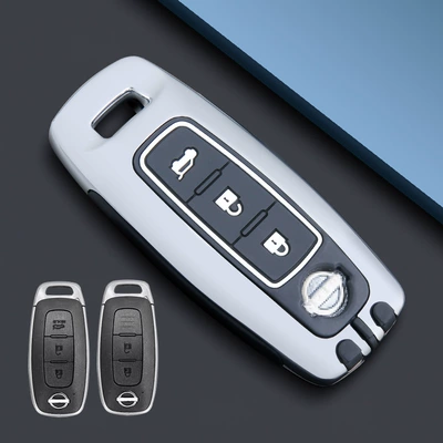 ariya Aerea Car Metal Cover – Car key bag - nissan-full-package-j-single-shell-space-silver