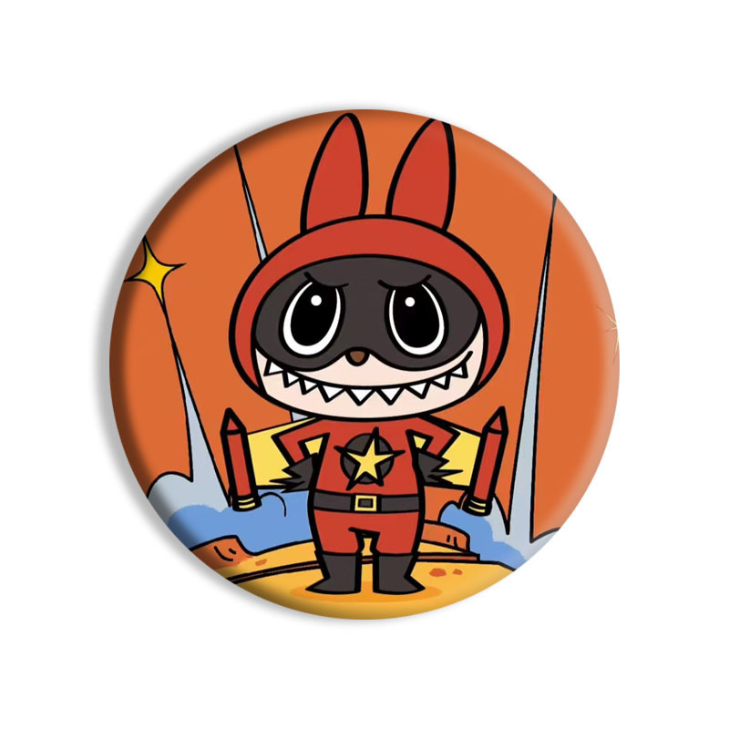 labubu かわいい漫画アニメーション周辺クリエイティブキャラクターバッジ|undefined
