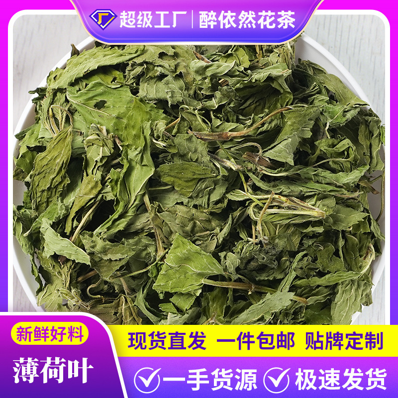 Wholesale Mint Leaves 500g Mint Tea Refreshing Mint Granules New Arrival Fried Mint Leaves Soaked in Water Dry Goods Factory Direct Sales