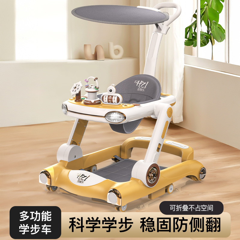 Cross-Border Baby Walker Multi-Functional Stroller Walker Baby Adjustable Child Stroller 6-18 Months