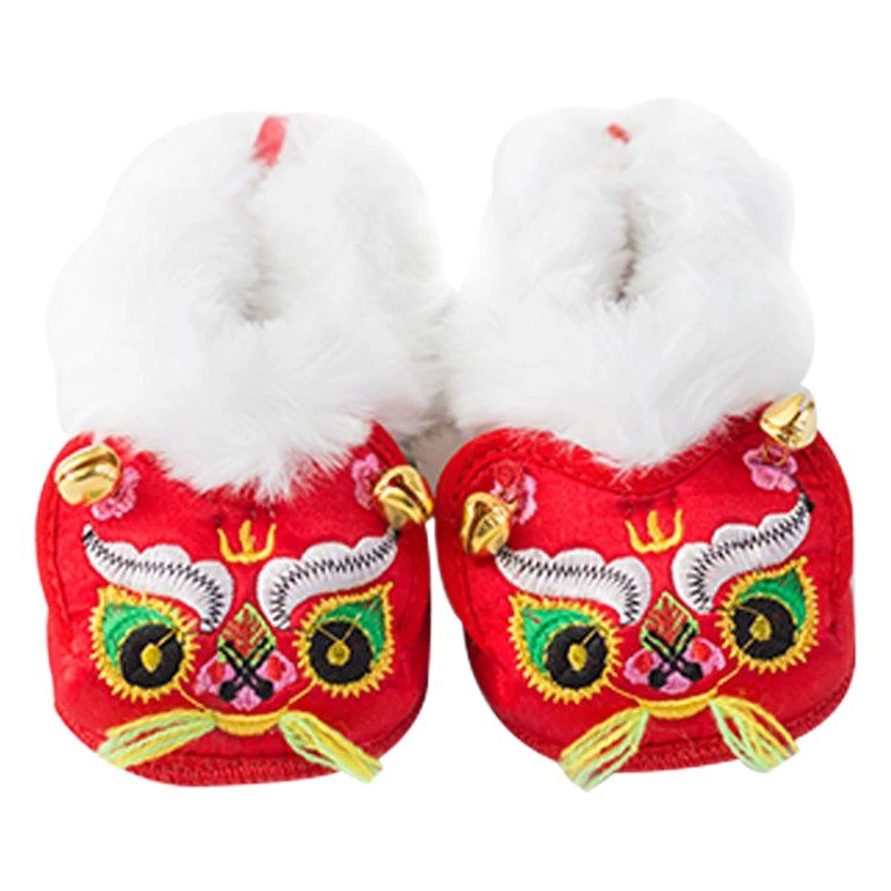 Новые мужские и женские детские туфли с кошачьим носком, утолщенная теплая детская обувь на сто дней с тигровым носком, детская обувь из хлопковой ткани с мягкой подошвой