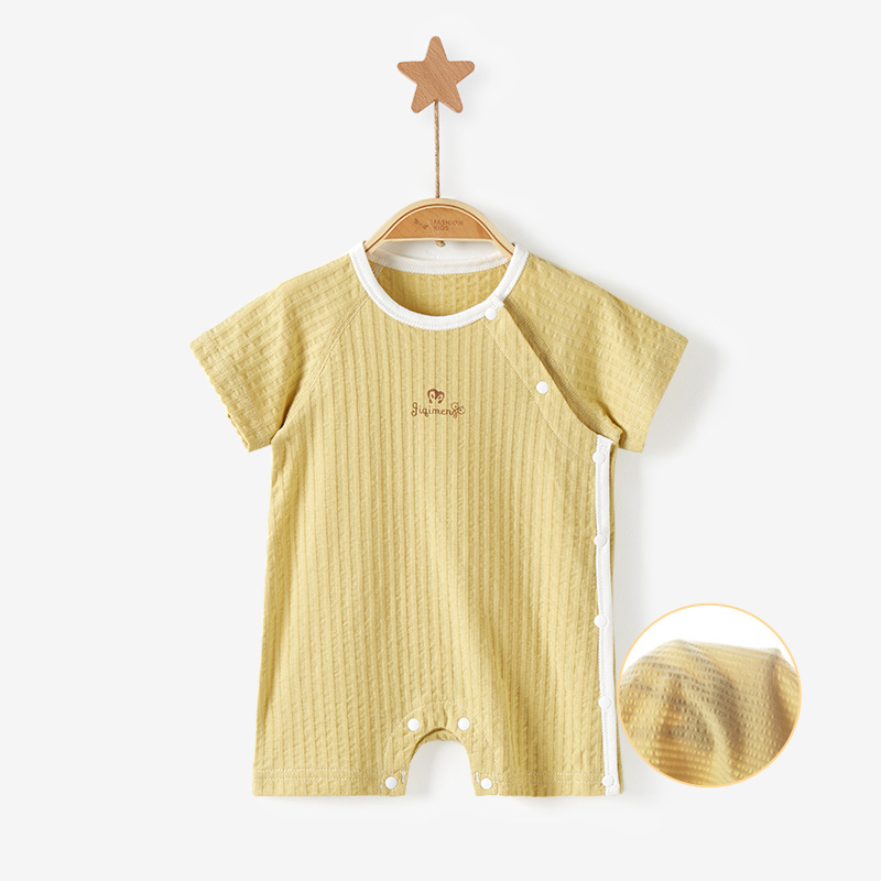 Bebé mono verano pijamas delgados traje de manga corta mameluco recién nacido Ropa niños y niñas Bebé Ropa de verano