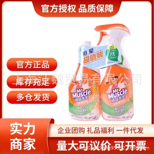 Mr. Powerful Bathroom Cleaner Double Pack 500g × 2 Bottles Basin Bathtub Shower Wall Tile Cleaner