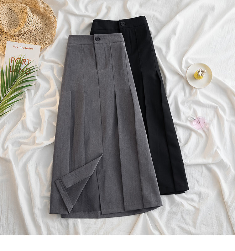 Pleated Long Skirt 2