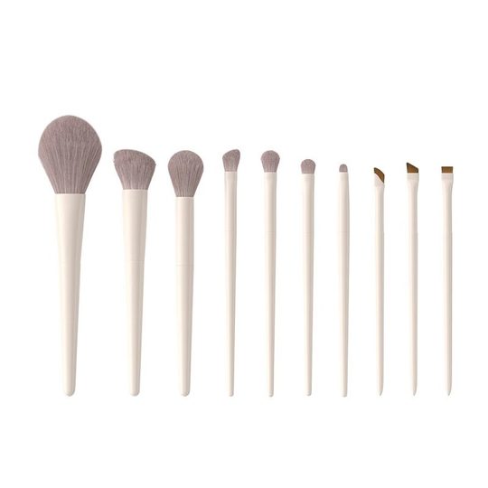 Cheng Shian recommend cloud porcelain makeup brush suit eye shadow brush blade brush sickle eyeliner brush loose paint makeup tools