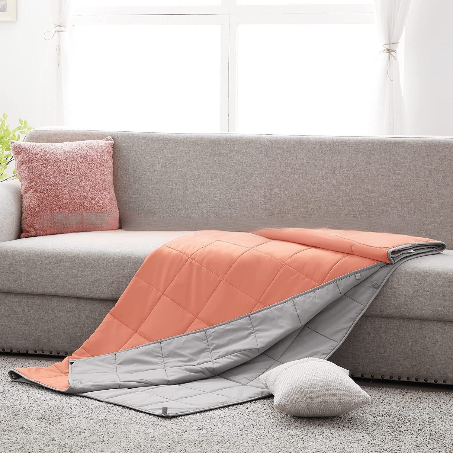 Suministro directo de fábrica de tela de lana, manta de gravedad, relleno de cuentas de vidrio, edredón de gravedad suave