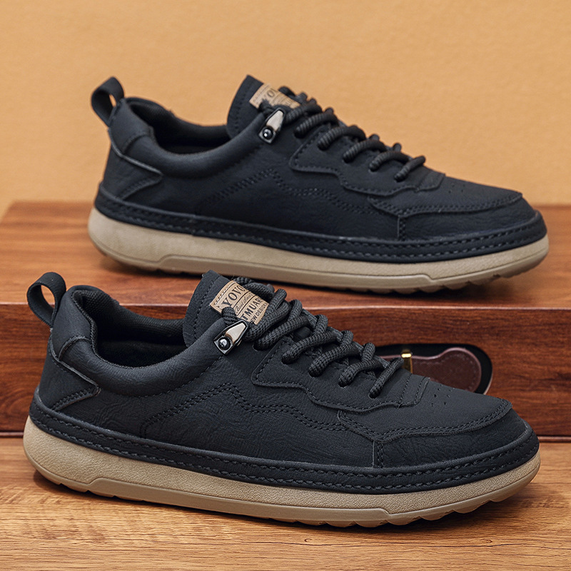 New Workwear Men's Shoes, Autumn Casual Shoes, Korean Style Soft-Soled Wear-Resistant Labor Protection Shoes, Men's Low-Cut Trendy Sports Sneakers New Workwear Men's Shoes, Autumn Casual Shoes, Korean Style Soft-Soled Wear-Resistant Labor Protection Shoes, Men's Low-Cut Trendy Sports Sneakers