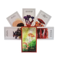 12x7cm蘑菇觀測員神諭卡Mushroom Spotters Deck 跨境英文卡牌