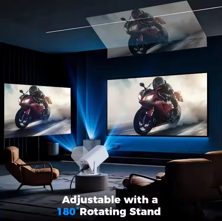 Tragbarer Mini-4K-Mikro-Bluetooth-Projektor Y5S mit hoher Auflösung für das Heimkino, Taschenformat
