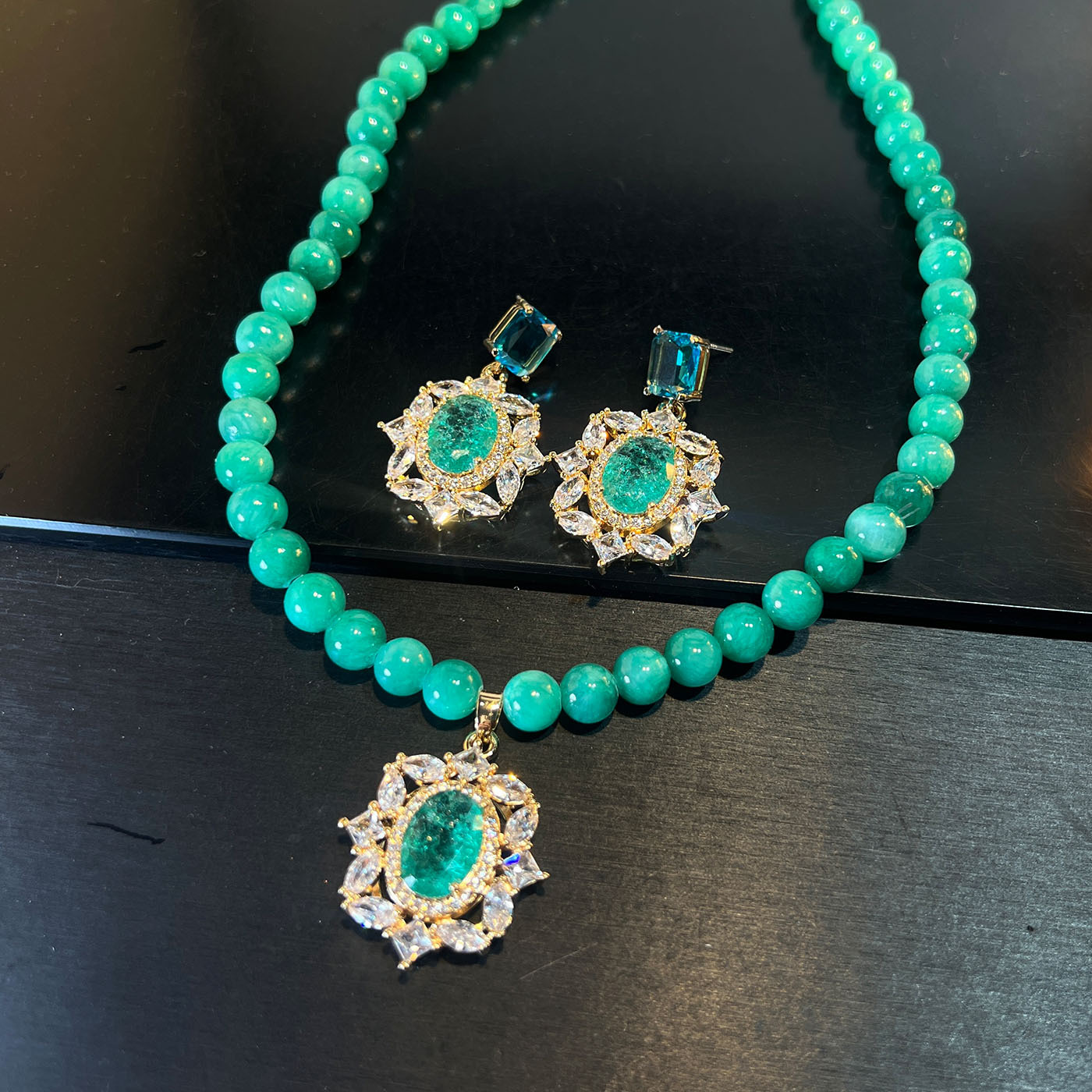 Pulsera de flor esmaltada oversize para mujer, joya floral chunky_voghion.com