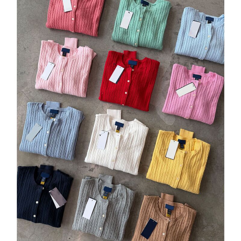 High-Quality/Scanable Qr Code Rl Ralph Lauren Pony Logo Classic Cardigan for Older Children, Popular Wholesale Item High-Quality/Scanable Qr Code Rl Ralph Lauren Pony Logo Classic Cardigan for Older Children, Popular Wholesale Item