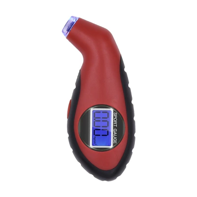 Tire Pressure Gauge, Tire Pressure: Air pressure gauge/tire pressure gauge - gl-0812-red-and-black