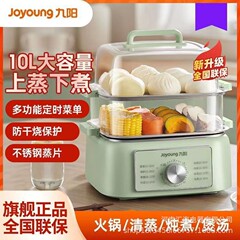 Joyoung 電気蒸し器 DZ100HG-GZ105 家庭用 10 リットル 2 層電気蒸し器煮込み多機能鍋タイマー