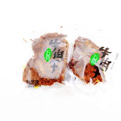 豪吃 牛肉乾 牛肉粒 五香沙爹香辣味 手撕肉乾休閒零食品 1袋5斤