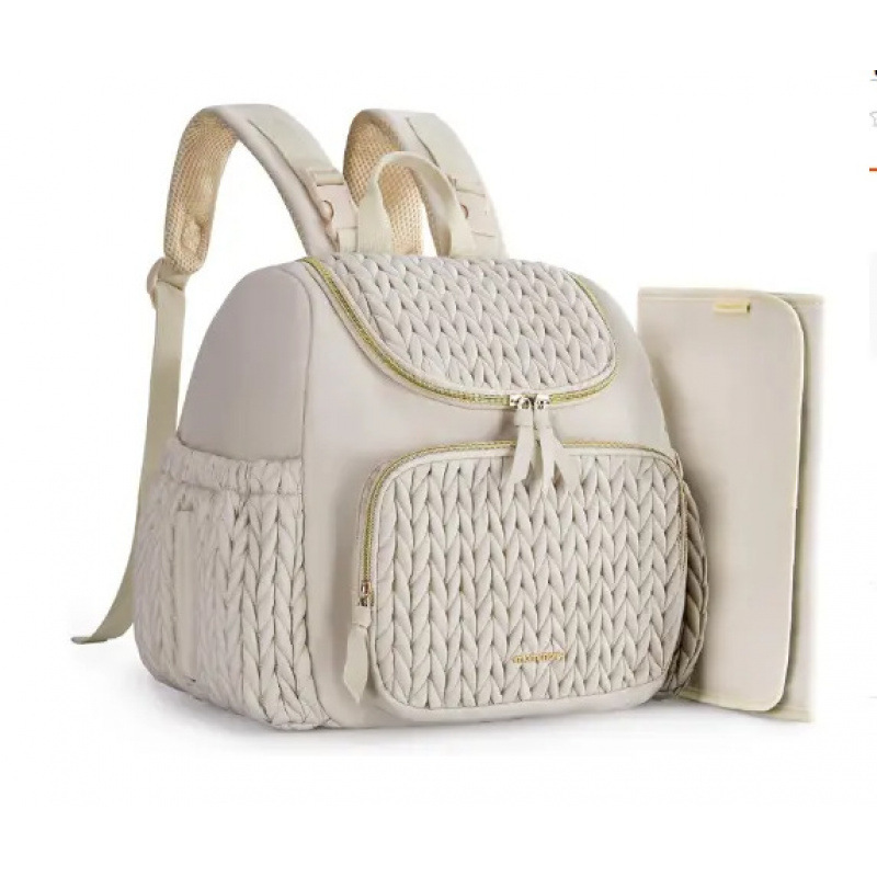 Amazon Mommy Bags, mochila de hombro de gran capacidad, mochila de carro para bebés, expansión transpirable