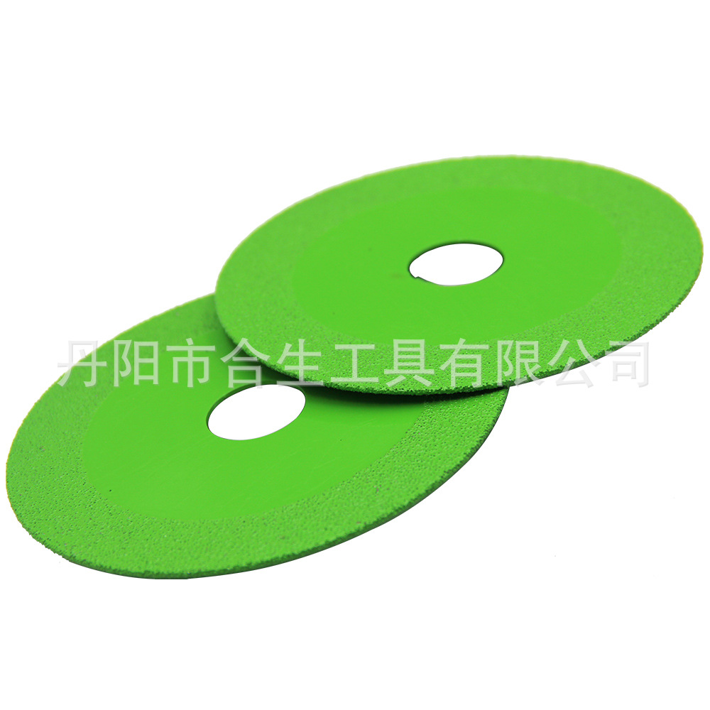 Diamante ultra-Delgado verde disco de soldadura disco de corte de cerámica Jade vidrio azulejo botella de vino pulido hoja de sierra de corte