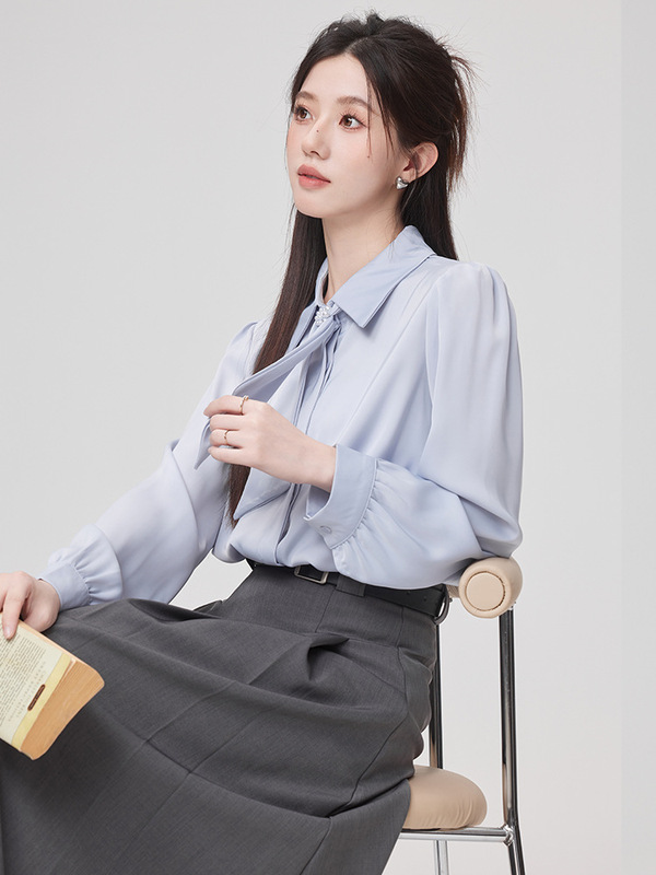 复试考研衬衫半身裙穿搭教资套装女正式场合面试职业通勤两件套|undefined