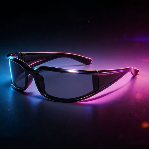 Hairband sunglasses dual-purpose glasses concave shape street photography futuristic anti-ultraviolet sunglasses high-end sunglasses