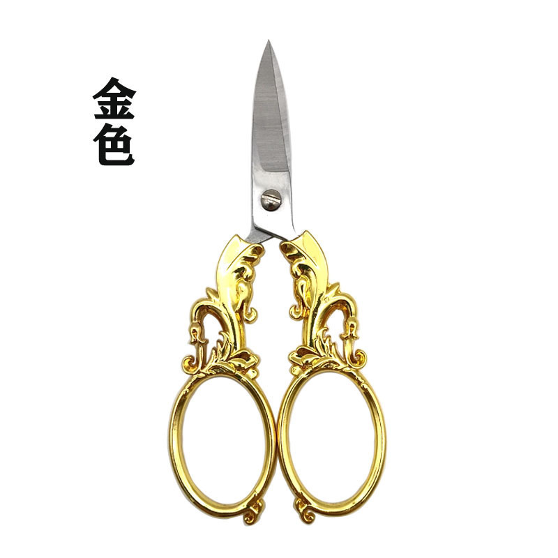 Tijeras pequeñas de acero inoxidable, tijeras retro, tijeras de ciruela, tijeras de cejas, tijeras de coser, tijeras de bordado, tijeras de punto de cruz, comercio electrónico transfronterizo