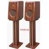 No. 8 wood color two-way test speaker with feet set