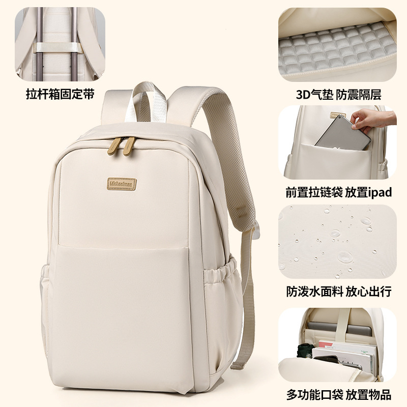 2025 Large Capacity Backpack for Business Travel, Travel Backpack for Female College Students, Laptop Bag, School Bag with Airbag Shockproof Protection