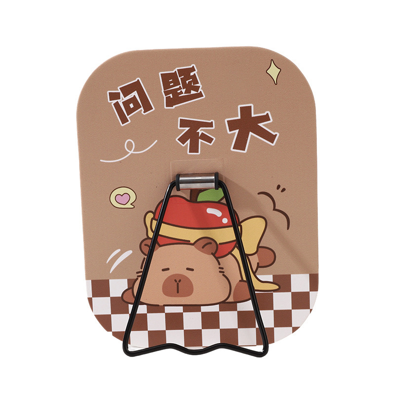 Keluli 風鉄金属デスクミラー漫画吊り下げ可能スタンドプラスチックボードデスクトップ化粧鏡スタンドデスクトップ片面ミラー|undefined