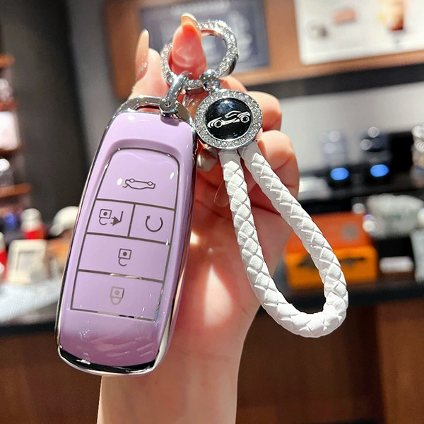 Trumpchi Aian [Lavender Purple] Single Shell + White Round Diamond Braided Rope