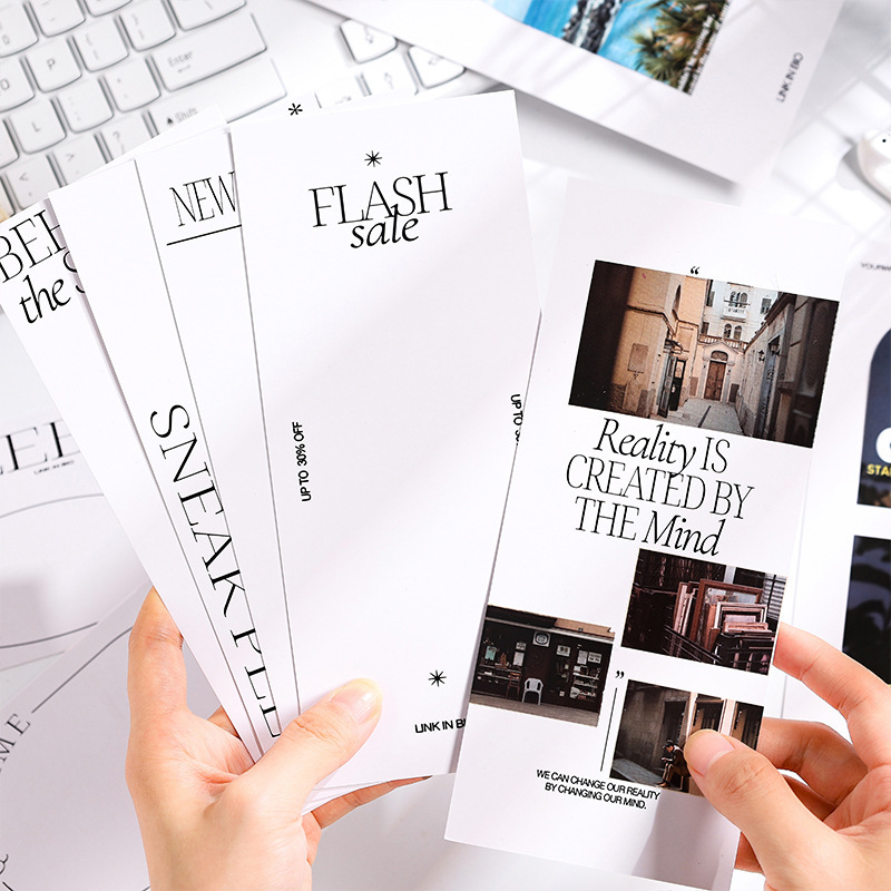 Papel de papel sin adhesivo material diario decoración material de base se puede escribir tarjeta de collage de notas