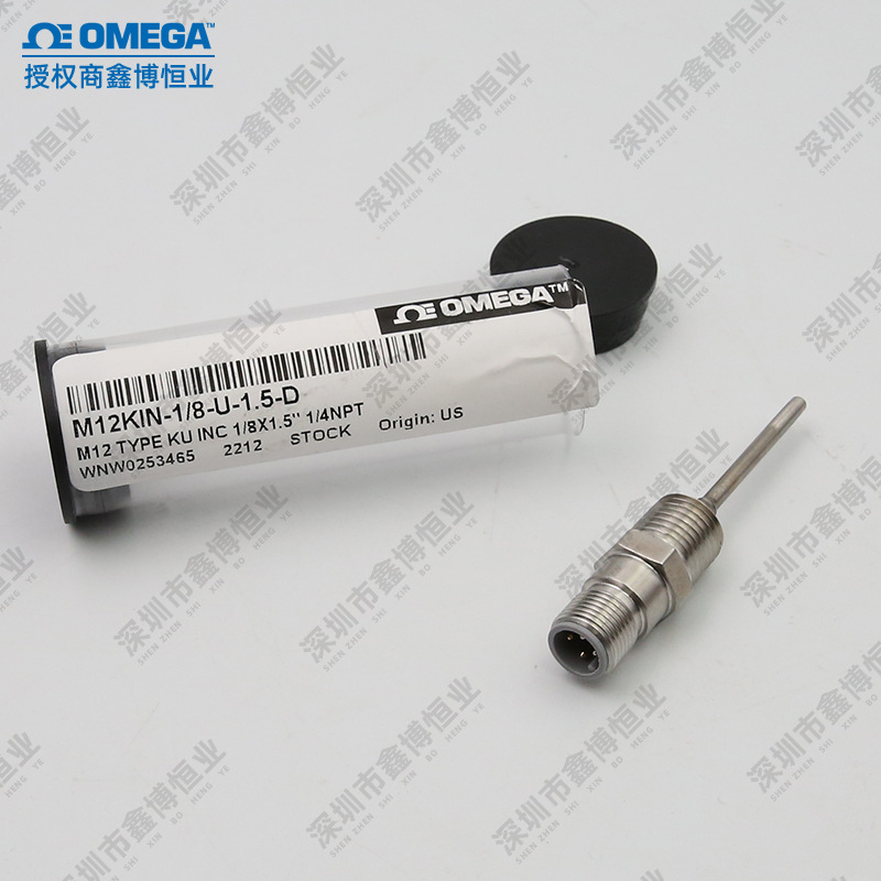 M12KIN-M3-U-200-A M12KIN-1/8-U-1.5-D美国奥米佳螺纹接口热电偶