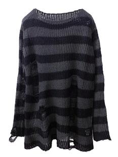 G 29566 Hollow stripe sweater �U�՗l�yŮë��