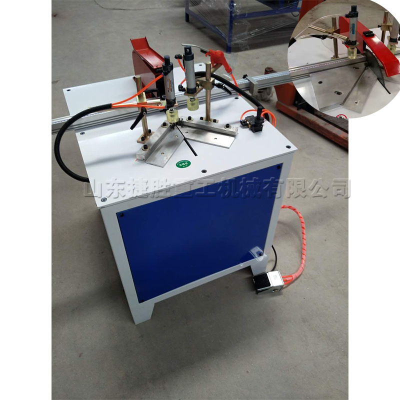 Equipo de corte de aluminio para puertas y ventanas, máquina de corte de perfil de tubería de construcción, equipo de corte de ángulo de borde de bordado de punto cruzado