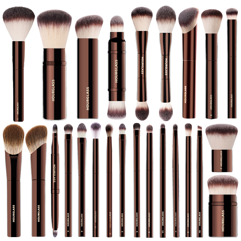 HOURGLASS メイクブラシ ルースパウダーブラシ ブラッシュブラシ ファンデーションブラシ アイシャドウブラシ コンシーラーブラシ リップブラシ メイクブラシのフルセット|undefined