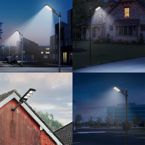 Street lamp solar-powered