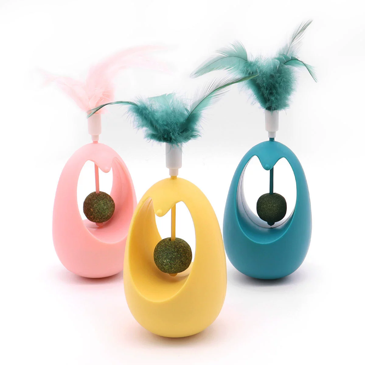 Кошачьи игрушки от привет, пуховые перья, смешные кошачьи палочки