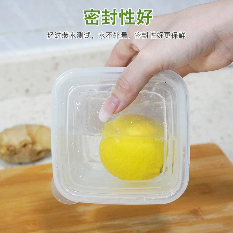Square plastic container, transparent handheld drying rack