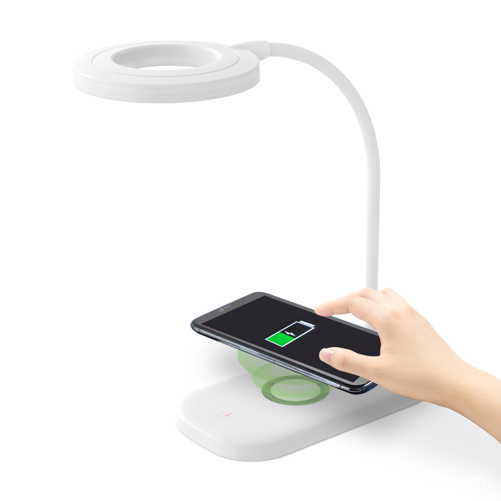 厂家私模跨境专供简便LED护眼台灯 USB通电无线充学习工作阅读灯