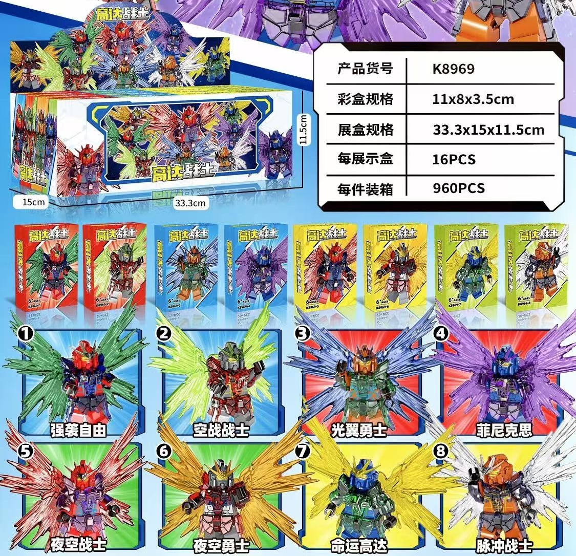 건담 파이터 - 랜덤 1개 (전시 박스 16개입)