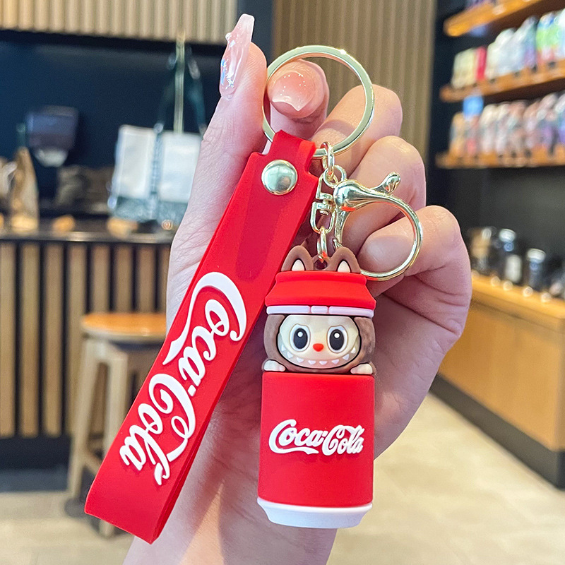 新しいクロスボーダーラブブ漫画コーララブブウサギキーホルダー人形かわいいバッグペンダントギフト|undefined