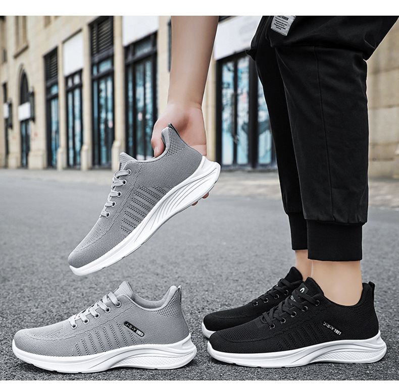 Scarpe sportive da uomo Scarpe da corsa Sneakers Tessuto Canvas Scarpe da ginnastica leggere e durevoli_voghion.com