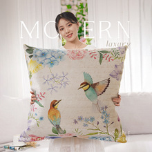 超大号沙发抱枕套不含芯设计师款轻奢风床头靠背汽车靠垫美式乡村