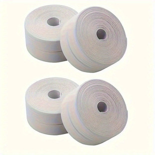 2025 New Cross-Border Dropshipping Moisture-Proof and Waterproof Toilet Caulking Strips 2/4 Rolls Cross-Border Dropshipping Cross-Border Dropshipping