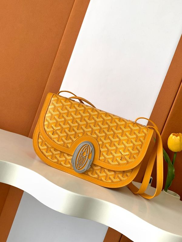 チャンネル商品 Goyard233 サドルバッグ ドッグトゥース トートバッグ プリント フラップ ゴヤバッグ サンタニリ メッセンジャーバッグ|undefined