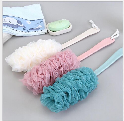Long-handled bathing artifact, long-handled bath brush, bath brush, bath flower bath ball, back rub brush, bath brush